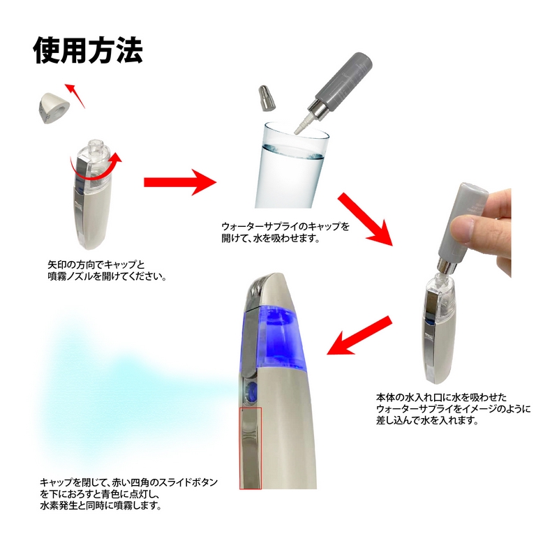 除菌スプレー HYBRID US H2 DISPENSER 超音波ディスペンサー | シェア